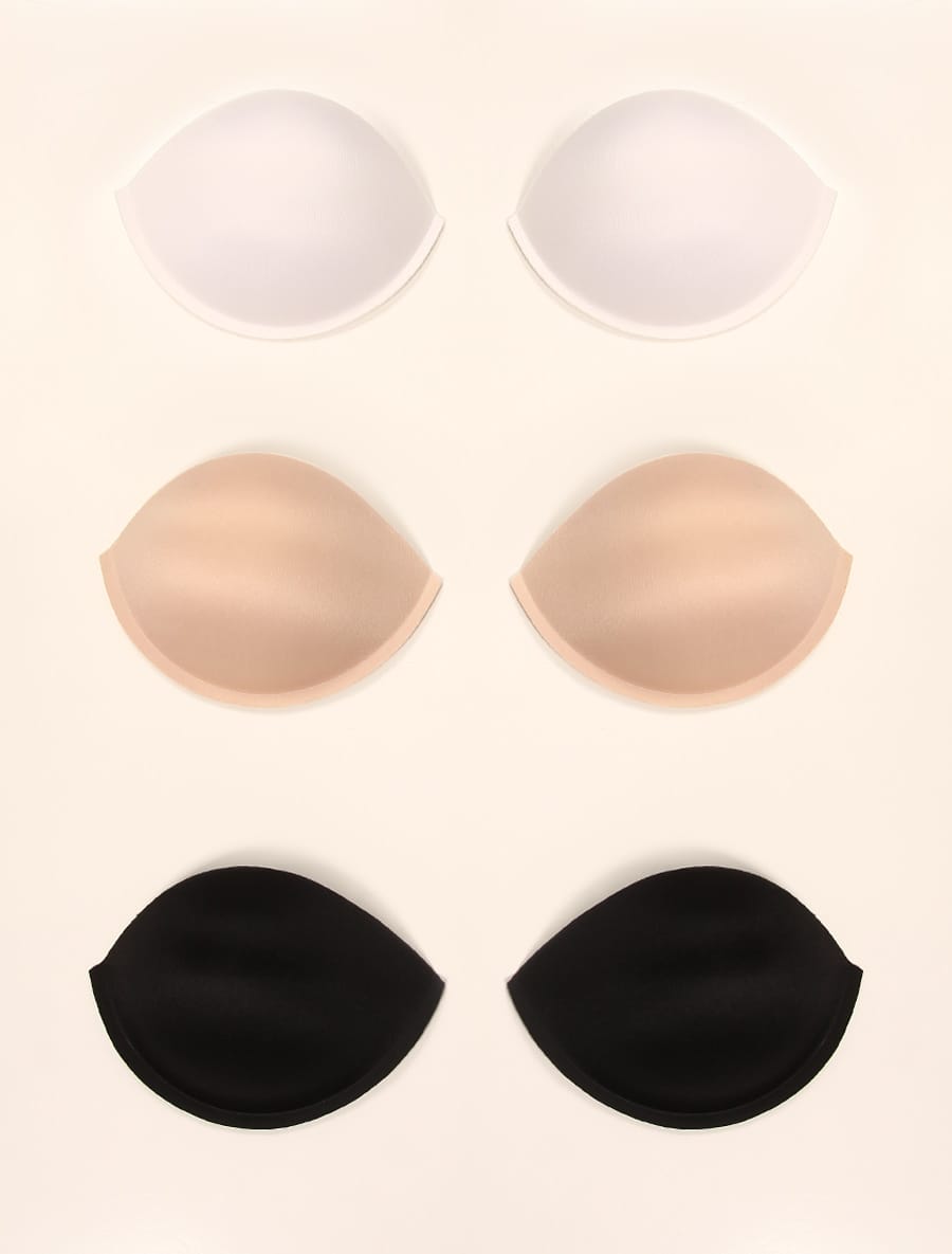 Gel Bra Cups Push Up Sew in Black Nude White - Your Dream
