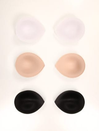 Bra Cups Tear Drop Sew In Inside