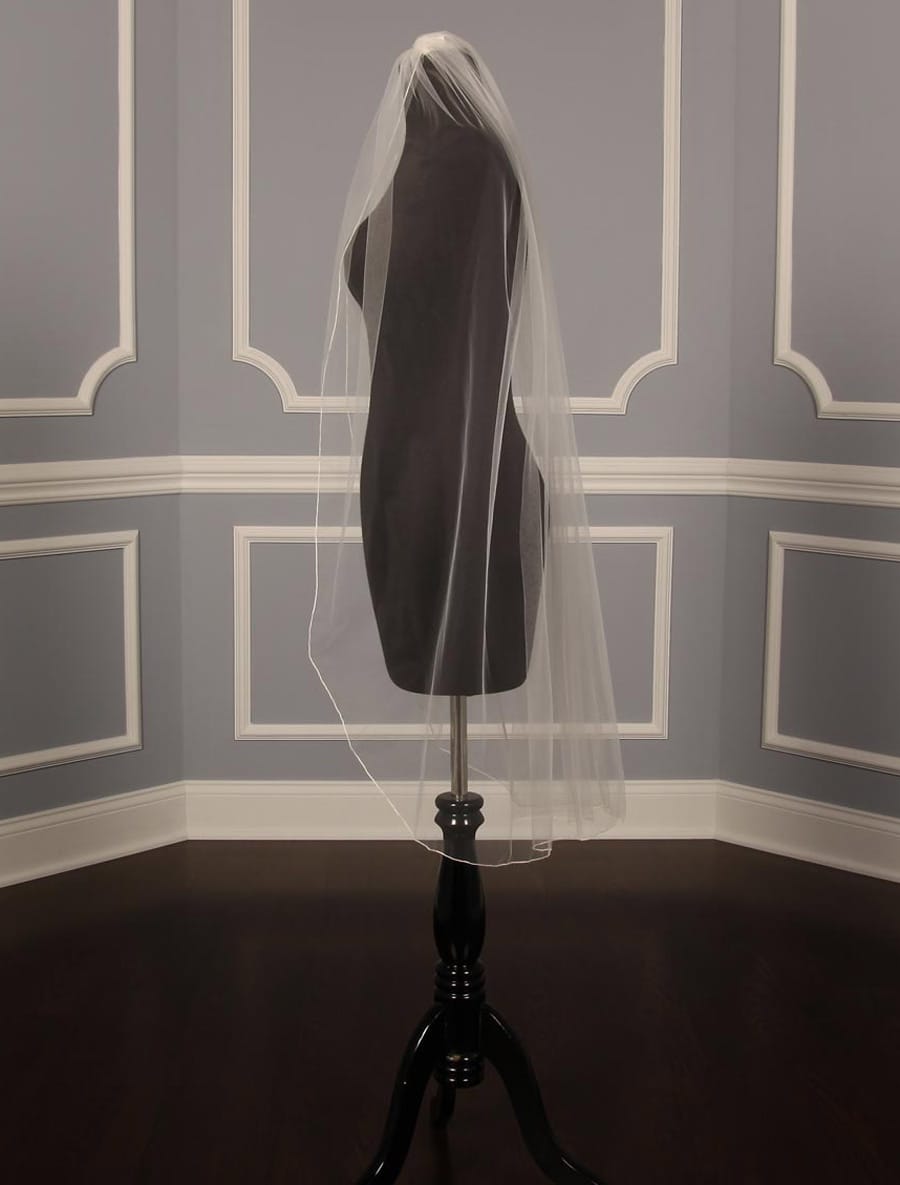 Your Dream Dress S42VL Ivory Fingertip Length Wedding Veils