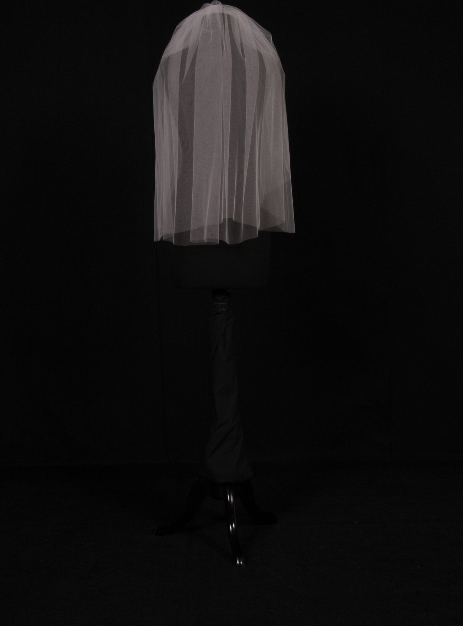 Your Dream Dress S416VL Diamond White Waist Length Bridal Veil