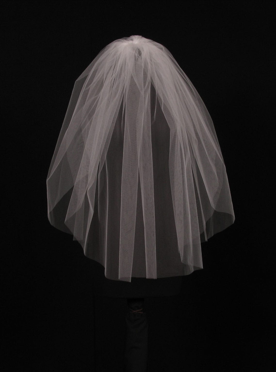 Your Dream Dress S416VL Diamond White Waist Length Bridal Veil