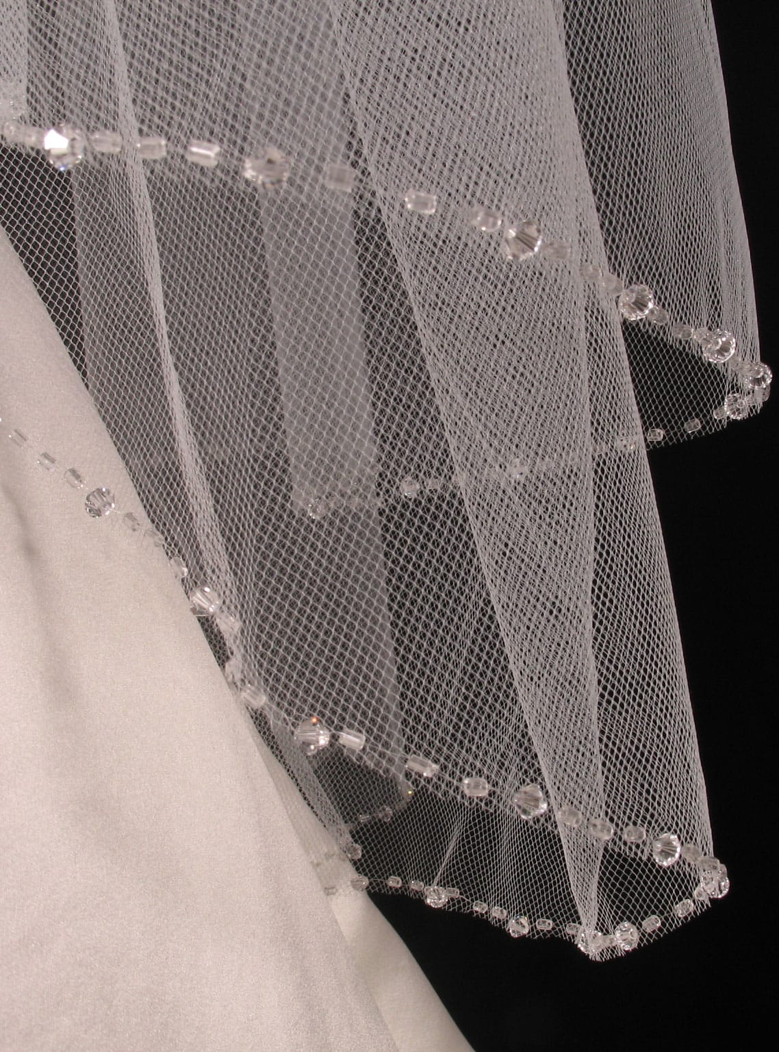 Your Dream Dress S2622VL Diamond White Waist Length Bridal Veil
