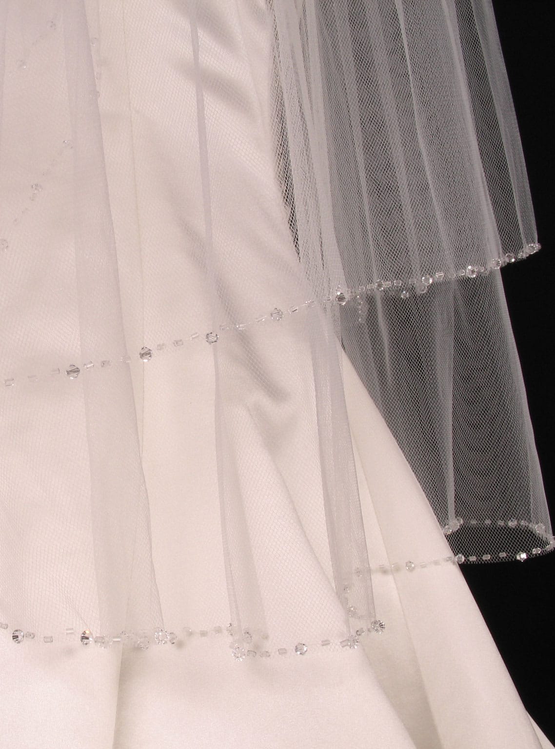 Your Dream Dress S2622VL Diamond White Waist Length Bridal Veil