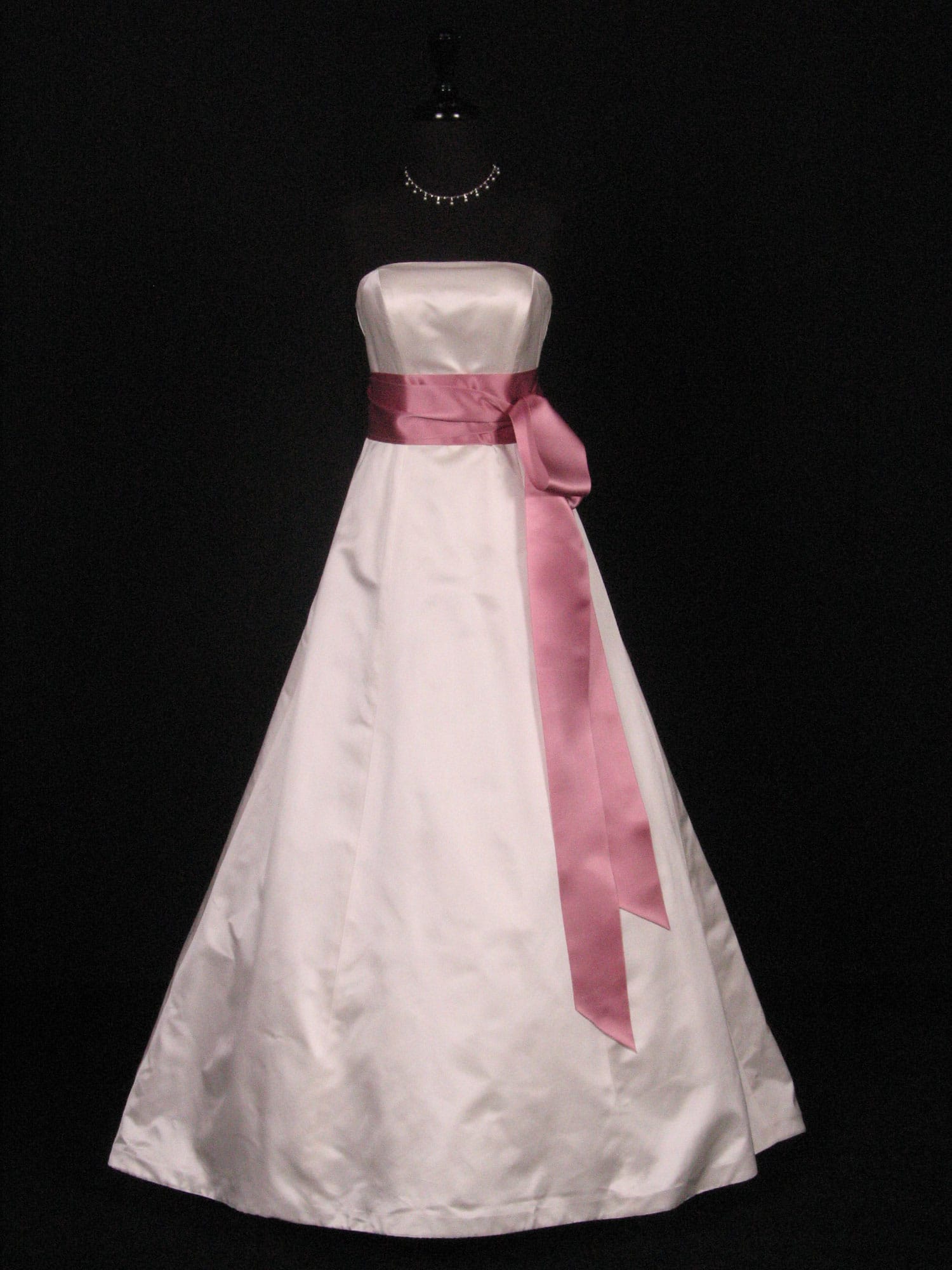 Mauve Double Faced Satin Ribbon Sash