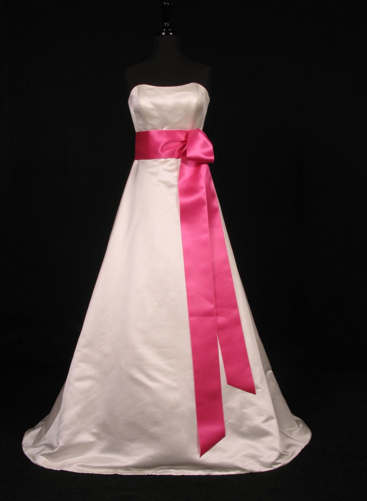 Hot Pink Double Faced Satin Ribbon Sash - Your Dream Dress ❤️