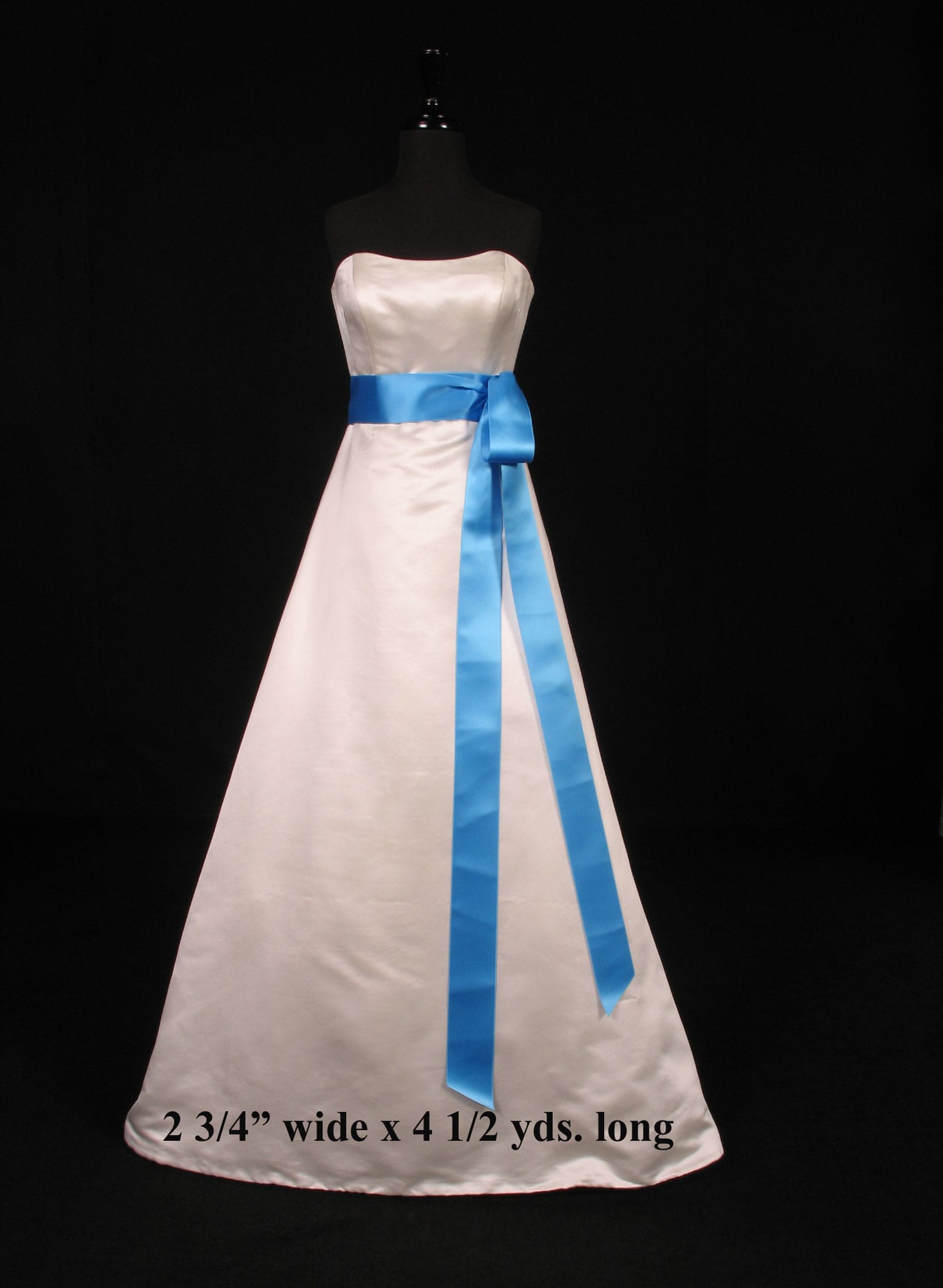 Ocean Double Faced Satin Ribbon Sash