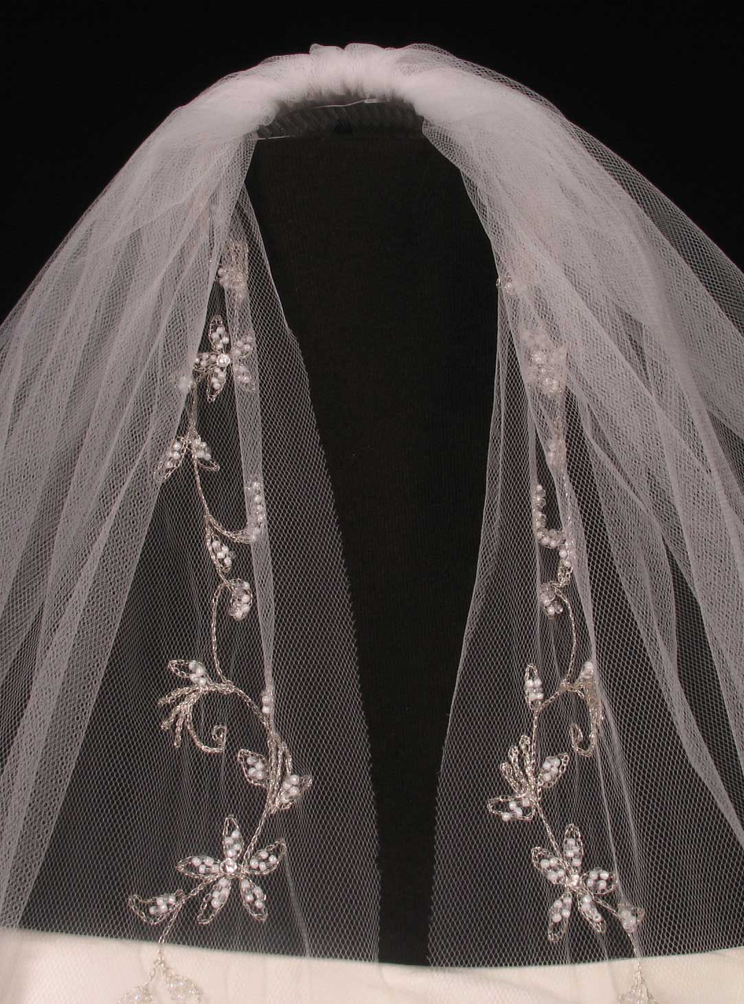 Your Dream Dress S2805VL Diamond White Waist Length Bridal Veil
