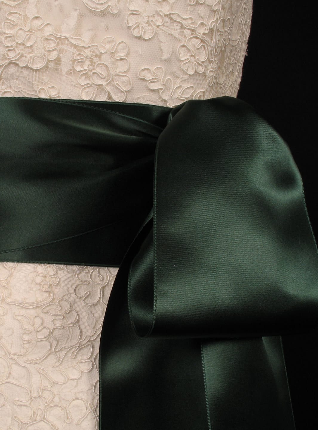 Hunter Double Faced Satin Ribbon Sash