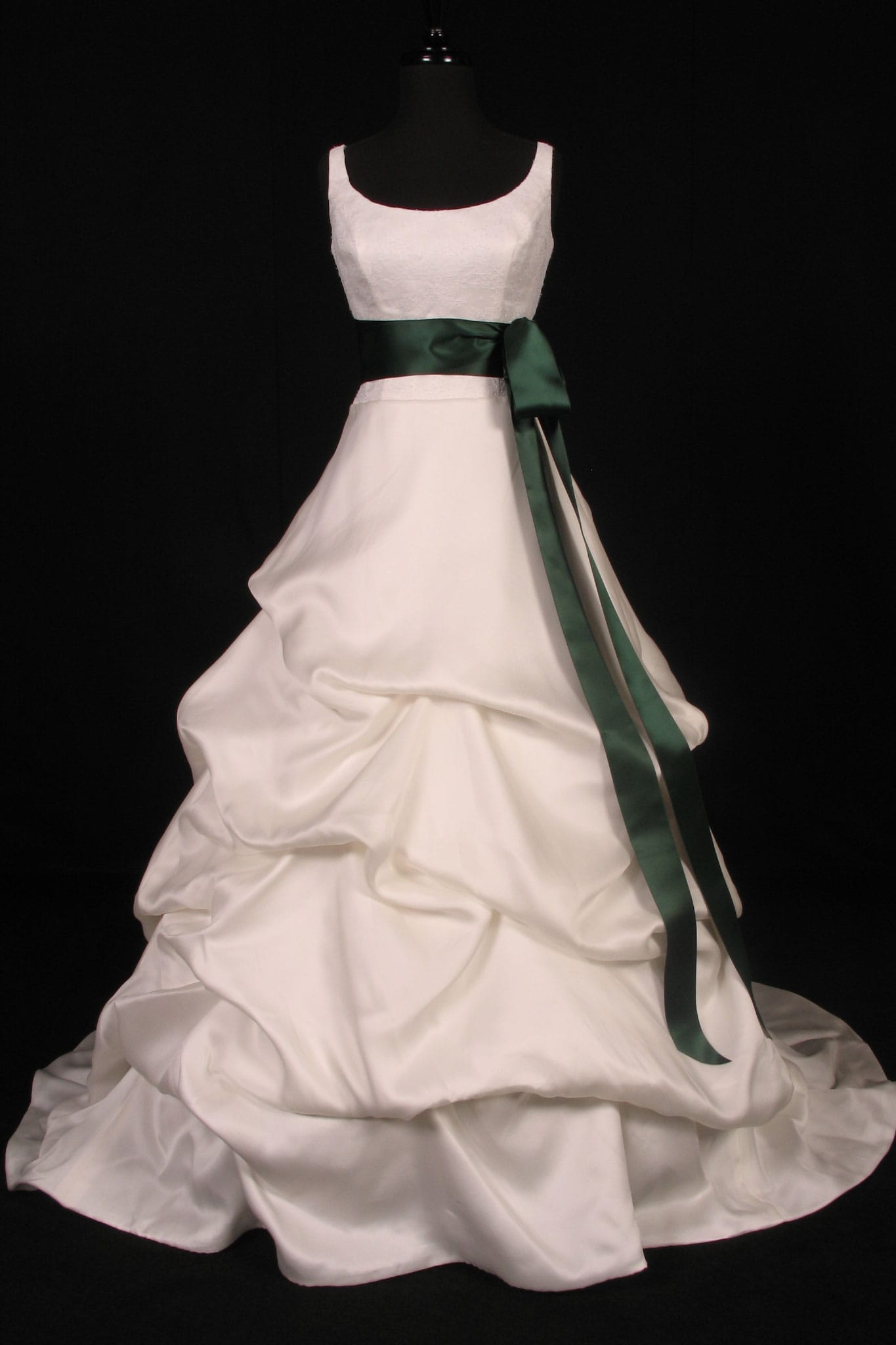 Hunter Double Faced Satin Ribbon Sash