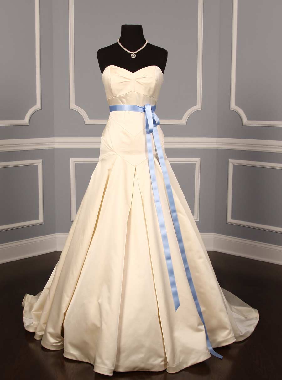 Blue Iris Double Faced Satin Ribbon Sash
