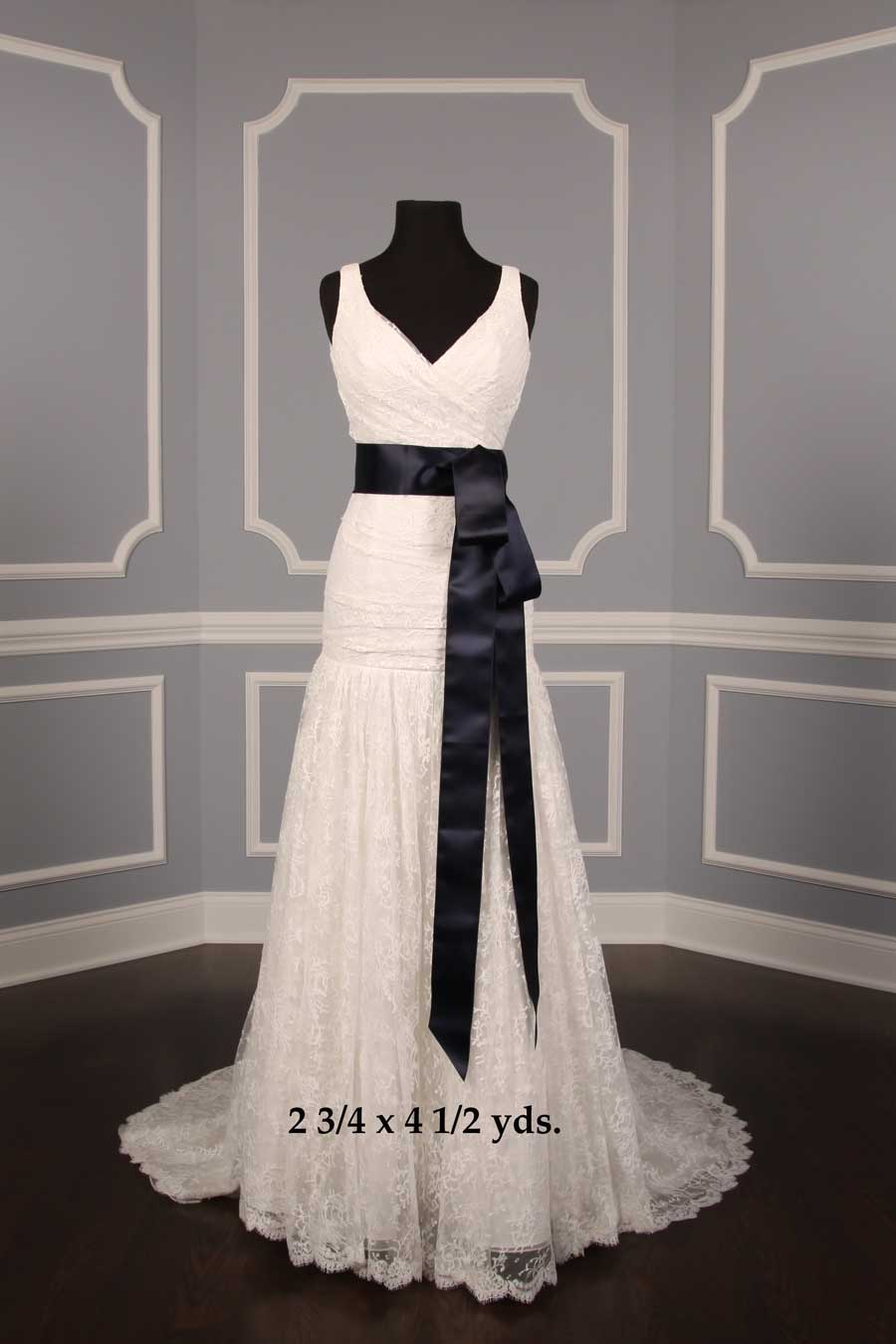Wedding Dresses For Fall Wedding, A-line V-neck Short Sleeves Sash/Ribbon/ Belt Sweep Train Tulle Wedding Dress – Columbus Dress