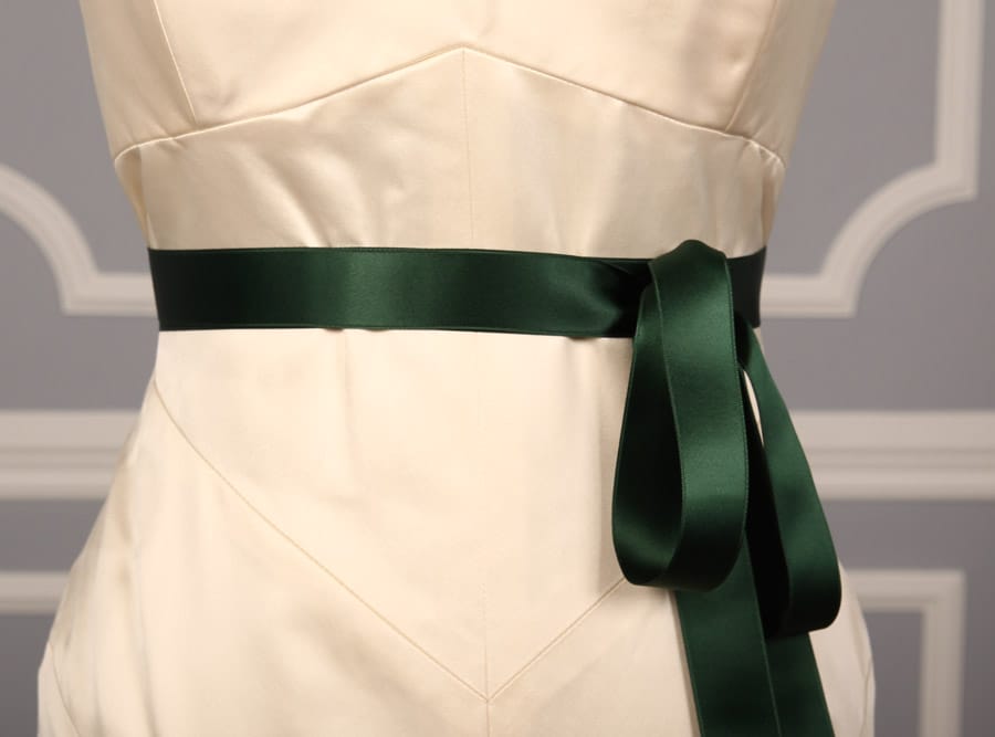 Forest Double Faced Satin Ribbon Sash