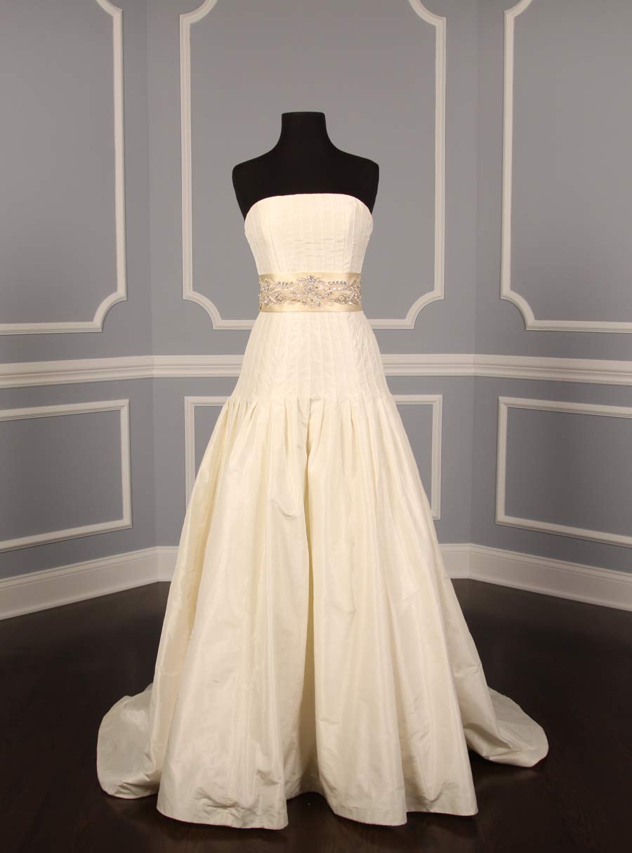 B533 Ivory Embellished Bridal Sash