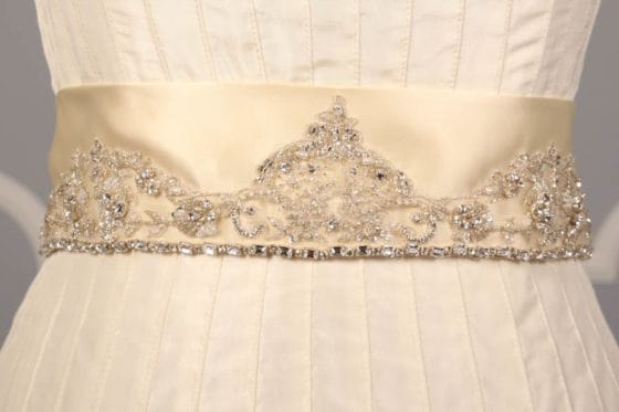 B500 Embellished Bridal Sash