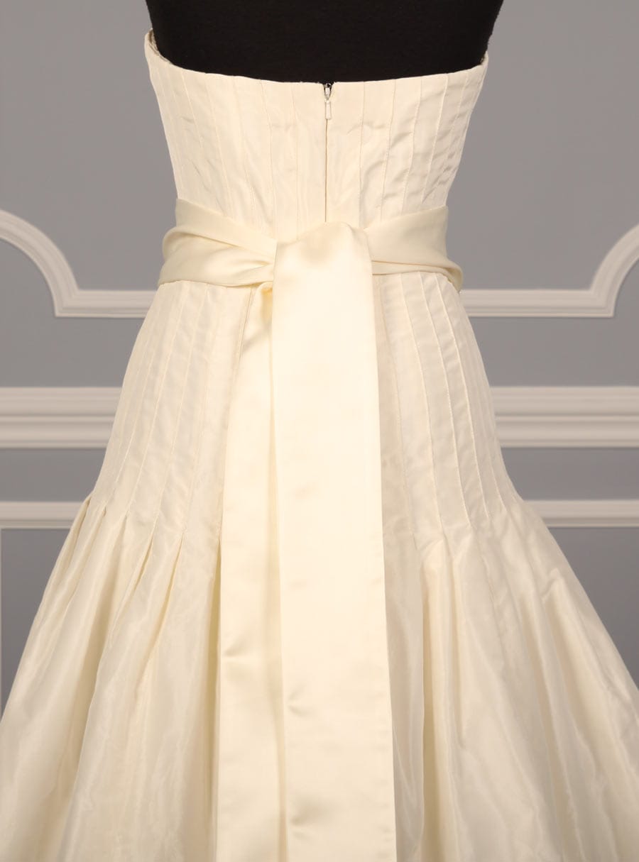 B513 Ivory Embellished Bridal Sash