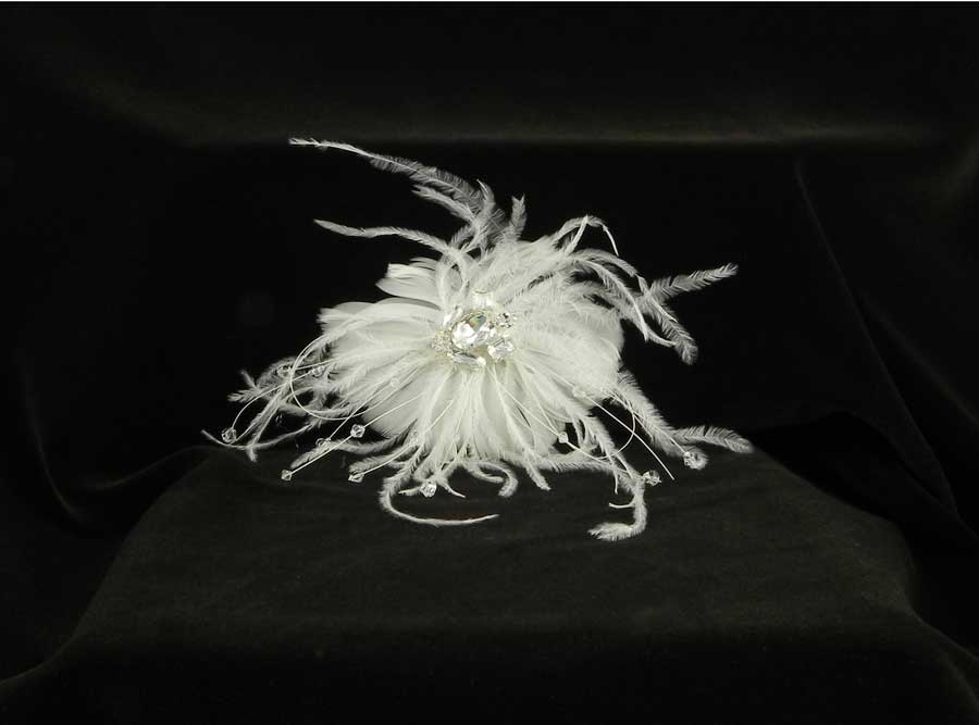 Your Dream Dress Exclusive SFL819 Light Ivory Hair Comb Bridal Headpiece