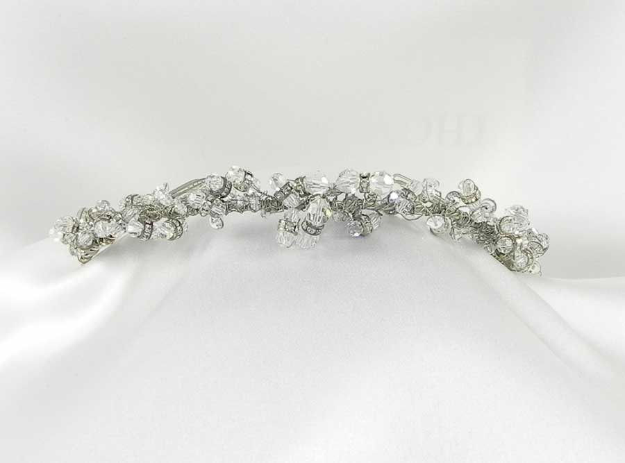 Fenaroli for Regalia M568 Silver Tiara Bridal Headpiece