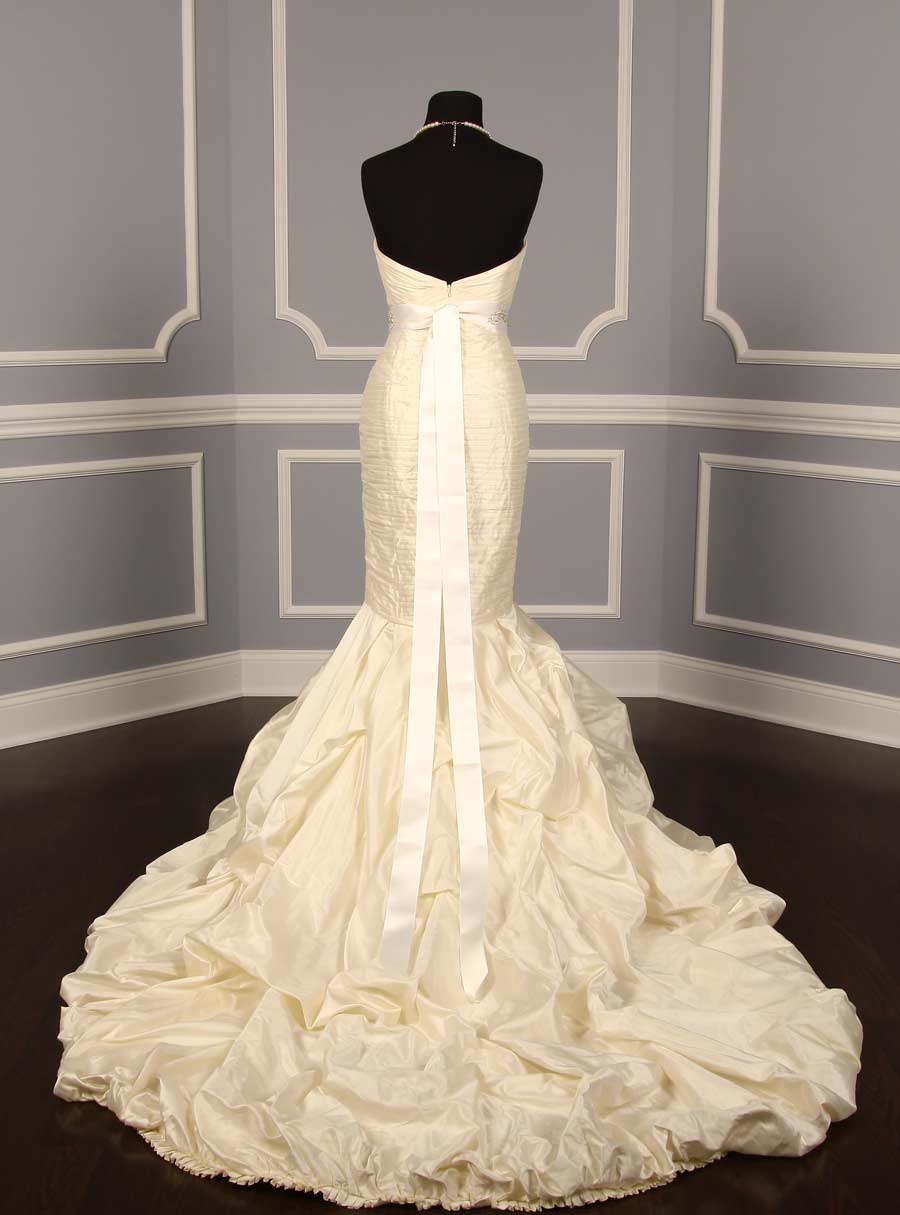 B555 Bridal White Embellished Bridal Sash