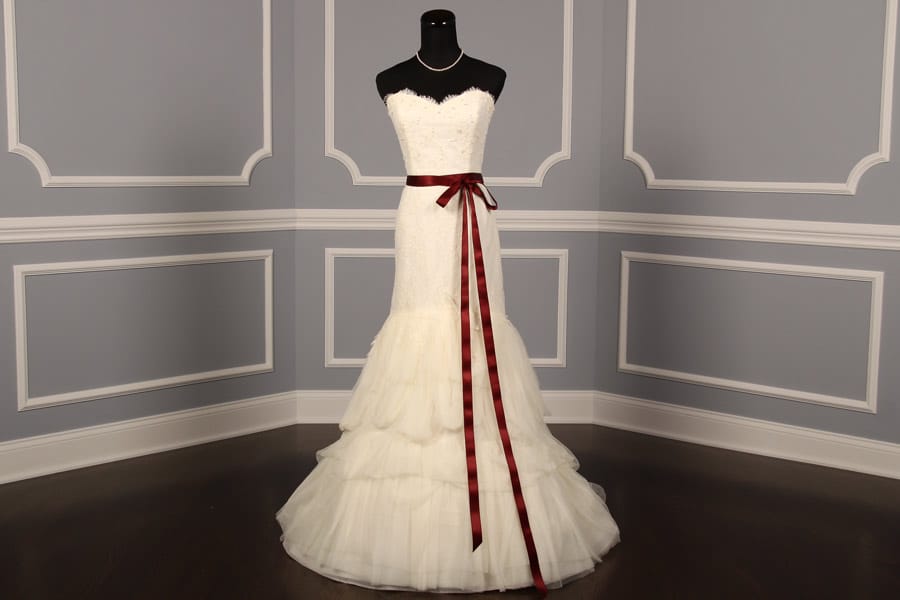 Dark Ruby Double Faced Satin Ribbon Sash