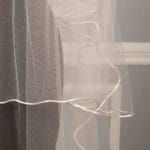 S202VL Ivory Bridal Veil Detail