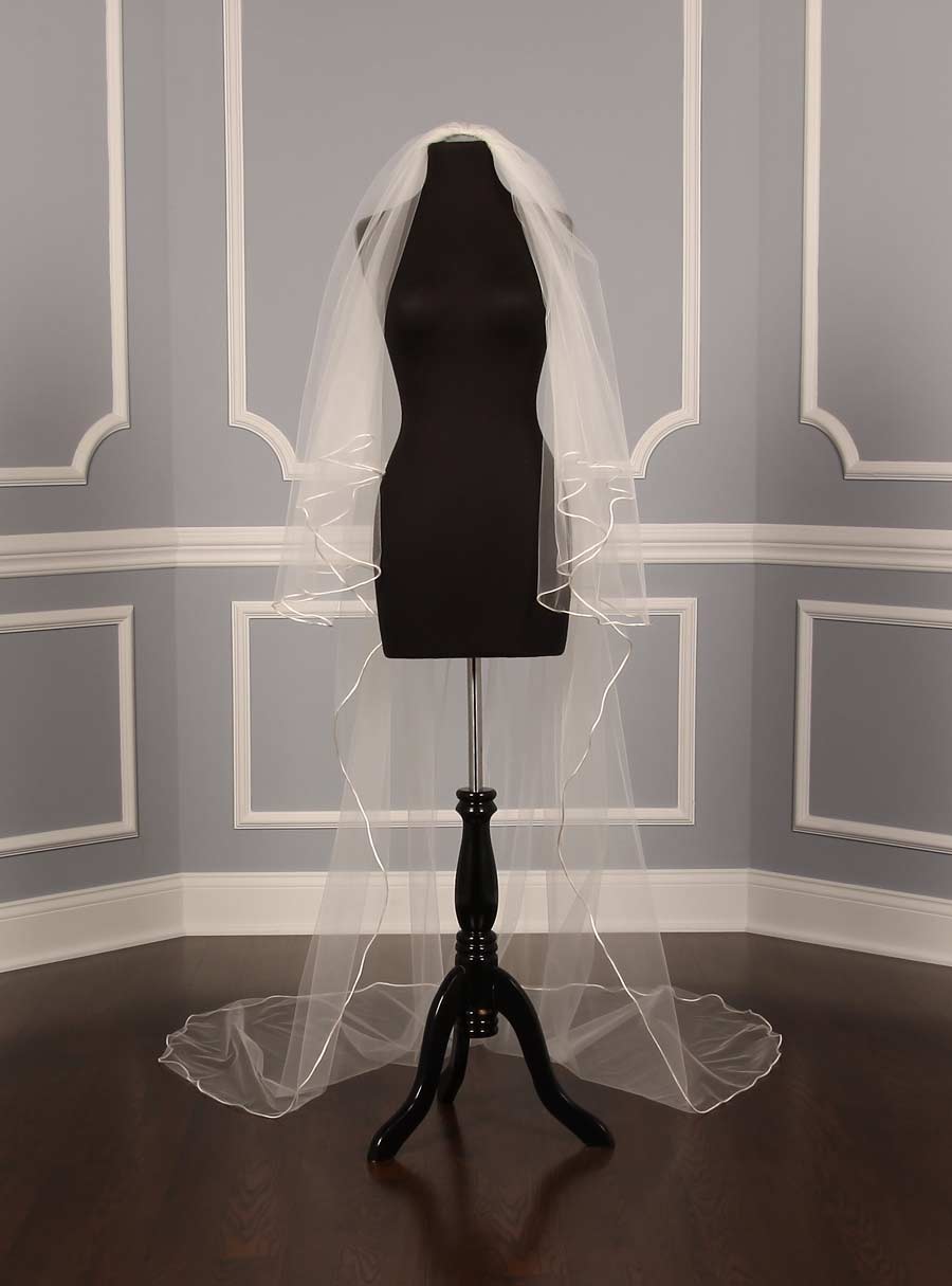 S202VL Ivory Wedding Veils