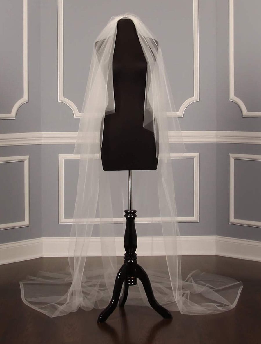 S204VL Ivory Wedding Veil