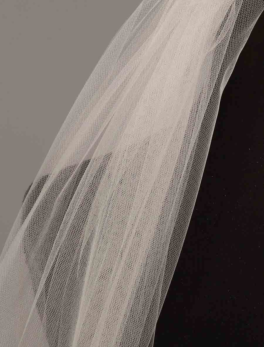 S0101VL Ivory Cathedral Length Bridal Veil