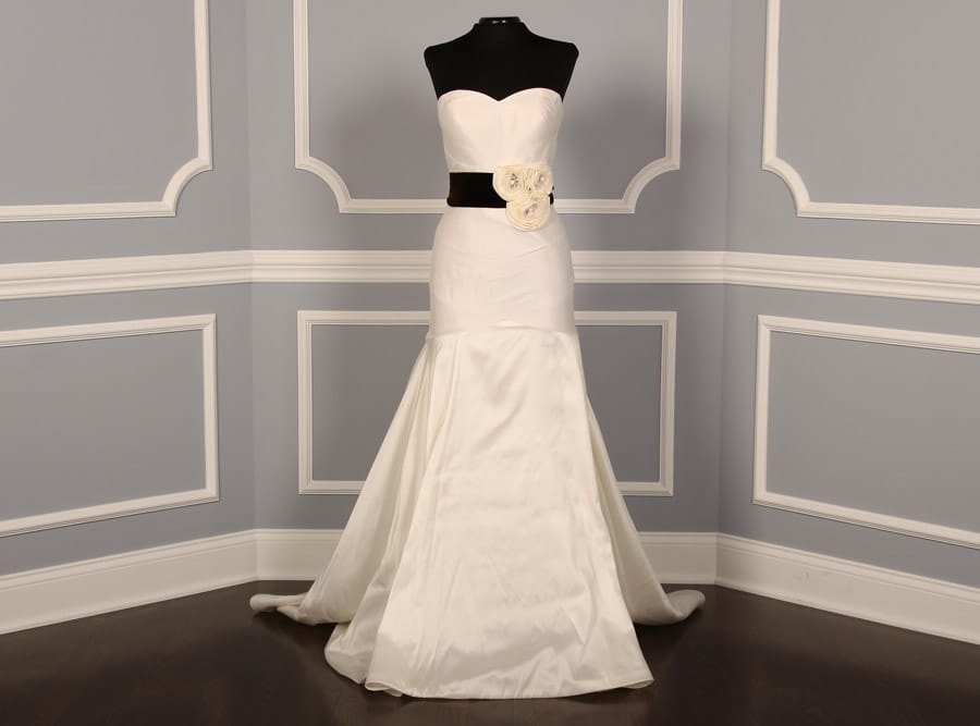 Anne Barge Grayson Chocolate 3 yard Embellished Bridal Sash