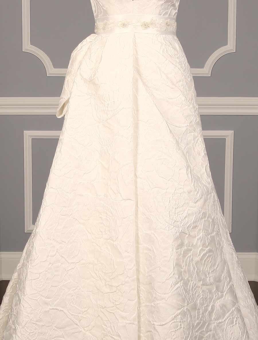 B515 Bridal White Embellished Bridal Sash