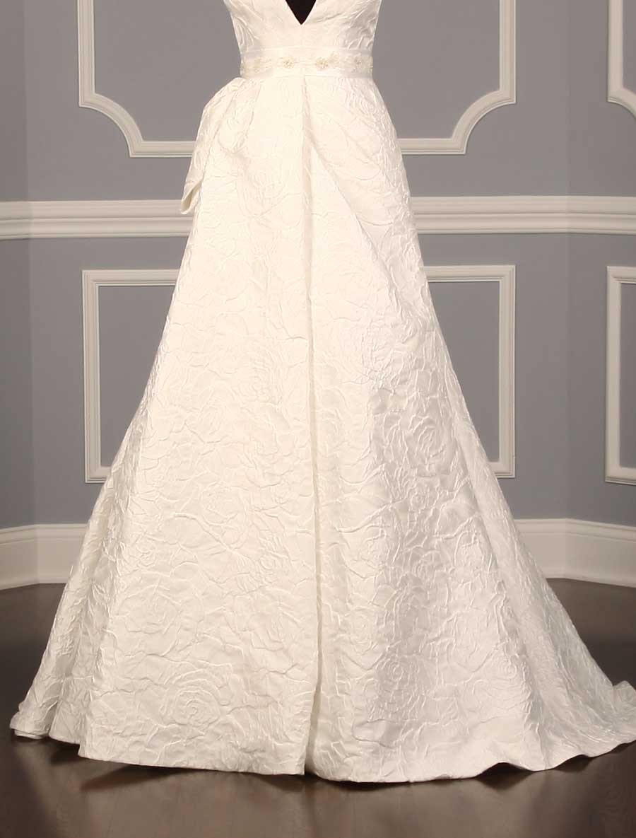 B515 Bridal White Embellished Bridal Sash