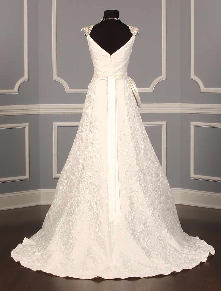 B515 Bridal White Embellished Bridal Sash