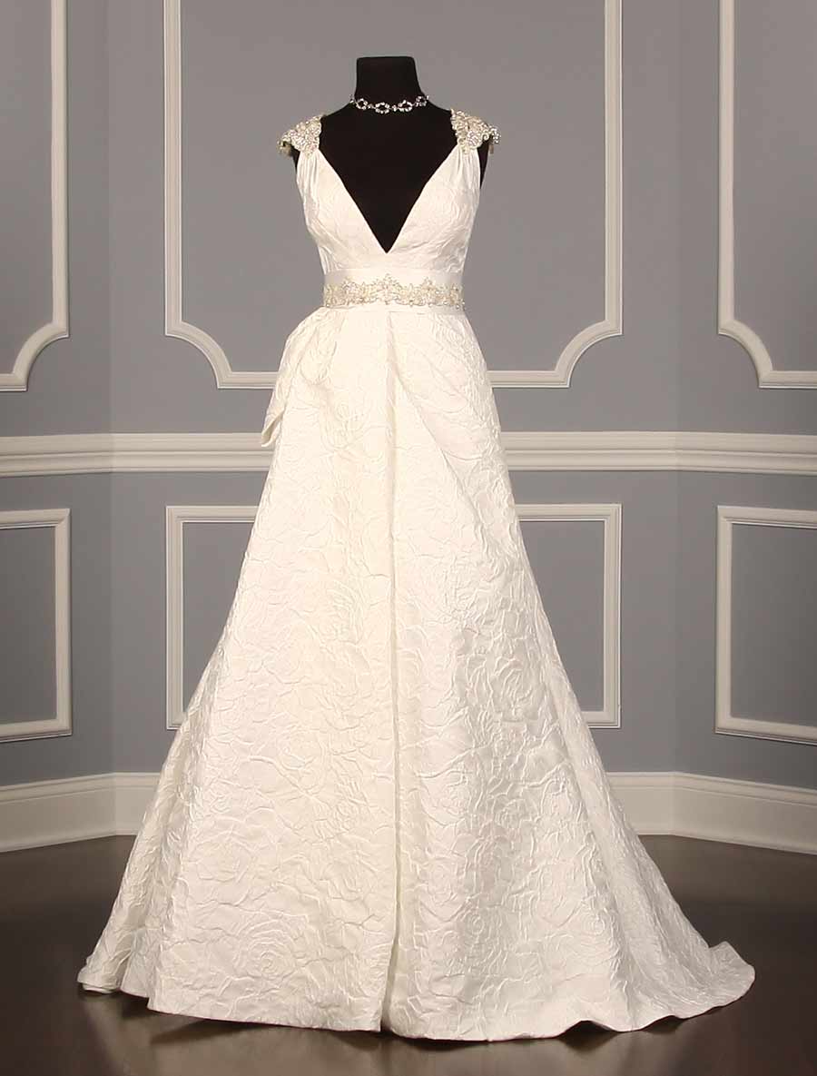 B602 Bridal White Embellished Bridal Sash