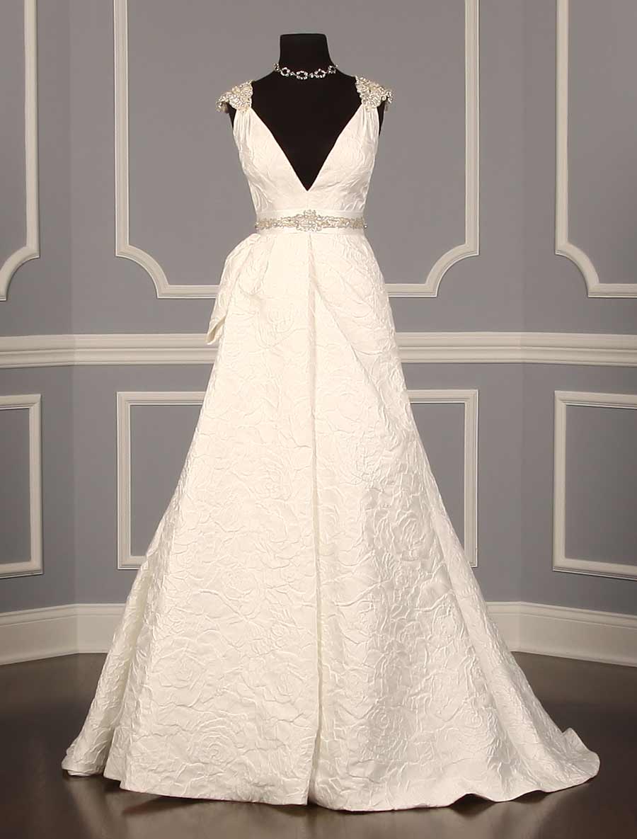 B564 Bridal White Embellished Bridal Sash