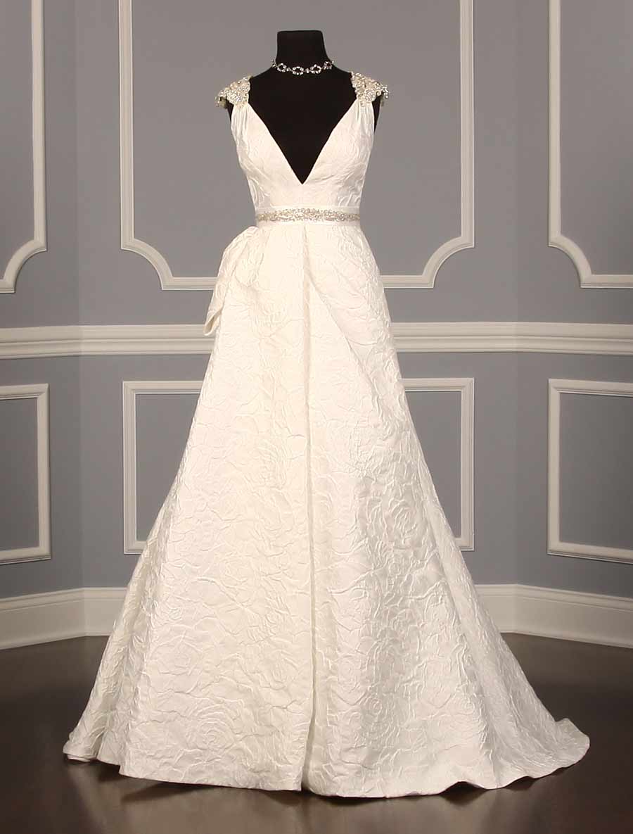 B560 Bridal White Embellished Bridal Sash