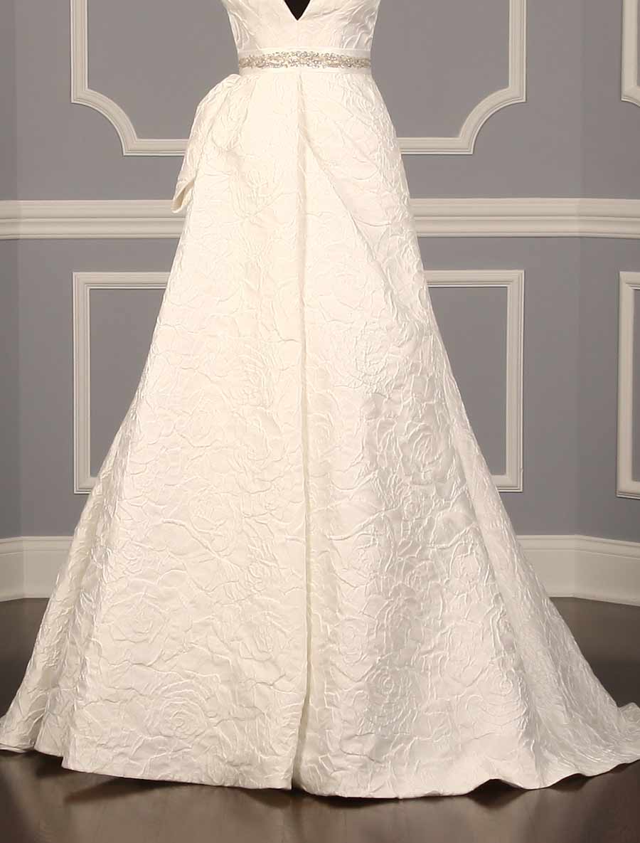 B560 Bridal White Embellished Bridal Sash