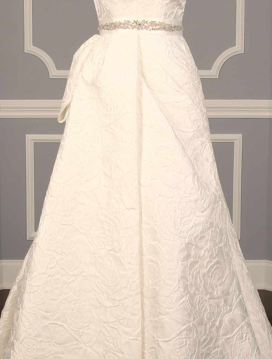 B559 Bridal White Embellished Bridal Sash