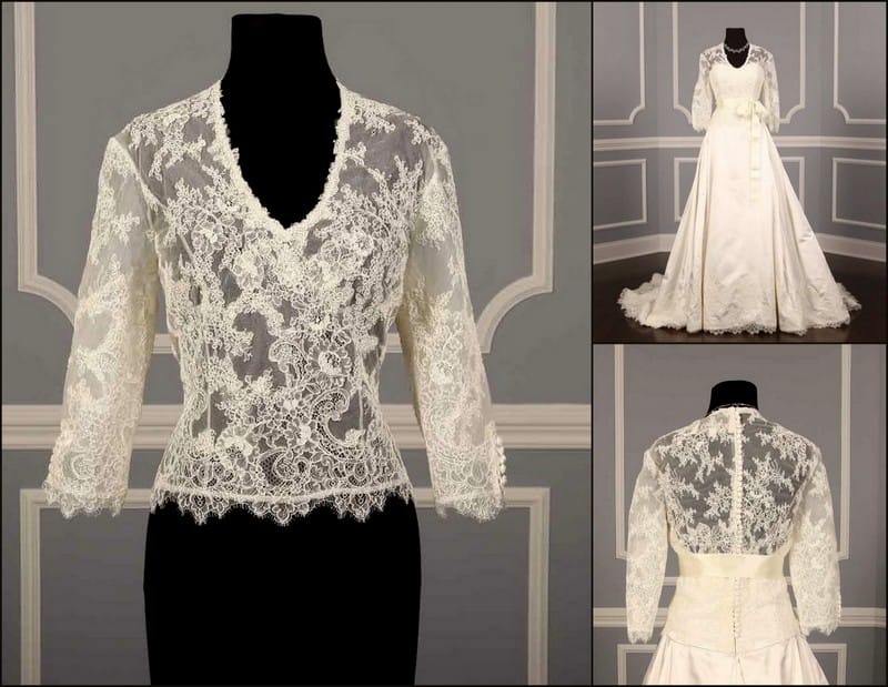 Anne Barge Anniston bridal jacket