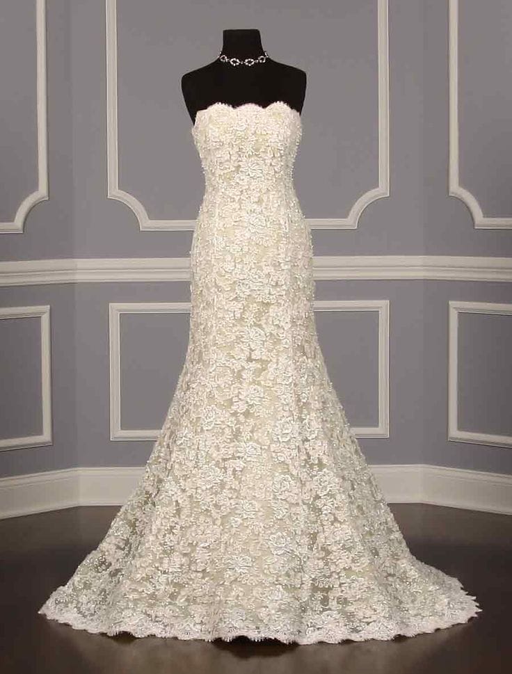 Oscar de la Renta 22E20 Lace Wedding Dress