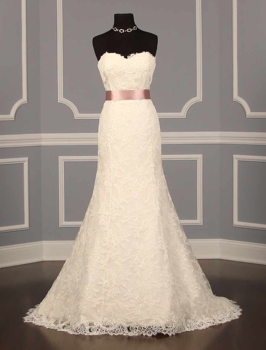 Misty Rose Double Faced Satin Ribbon Sash