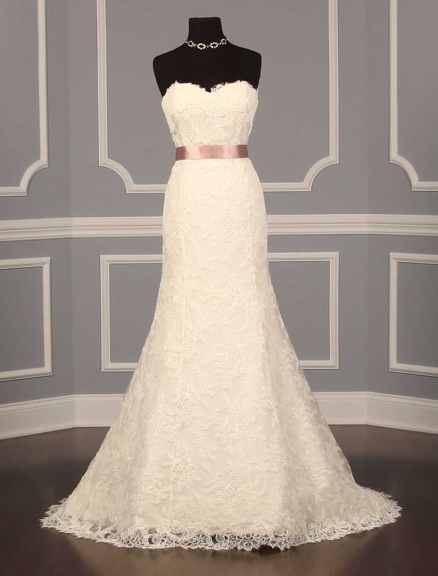 Misty Rose Double Faced Satin Ribbon Sash