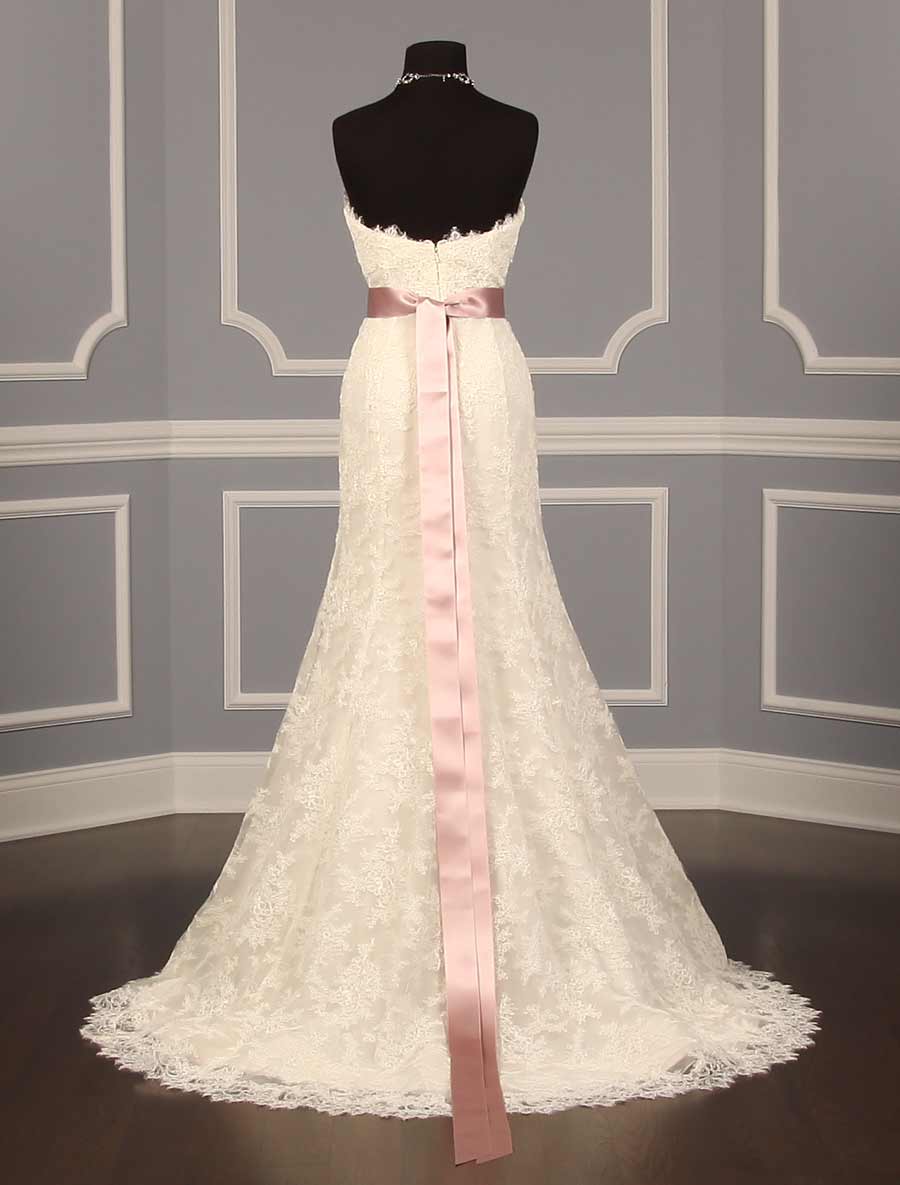 Misty Rose Double Faced Satin Ribbon Sash