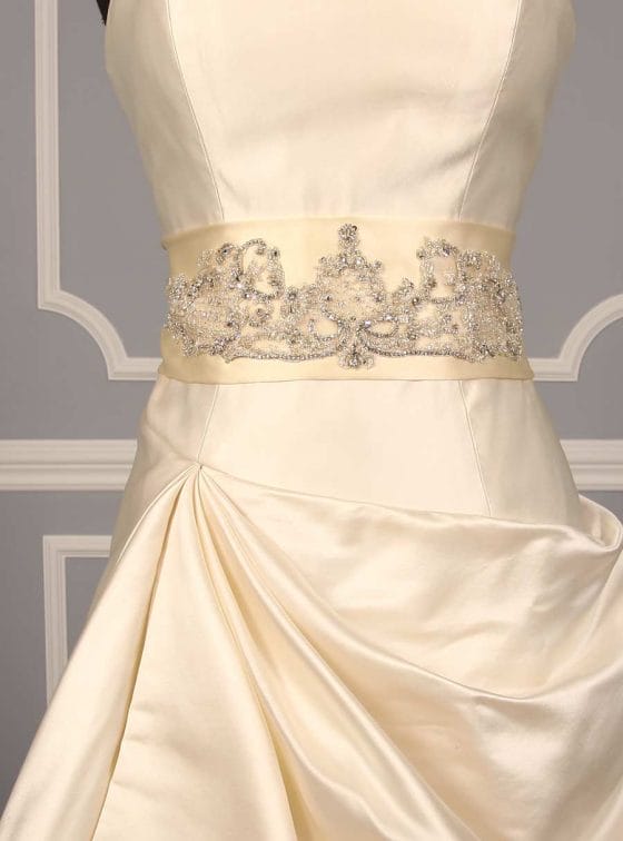 B509 Embellished Bridal Sash