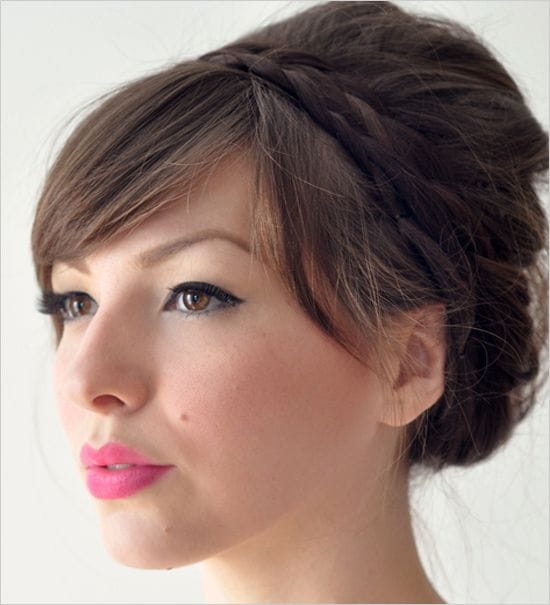 Braided wedding hair