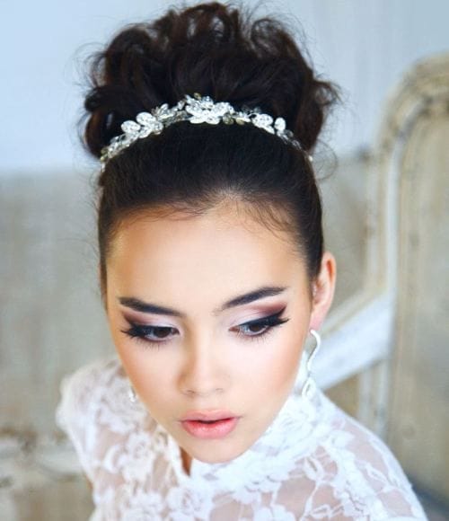 Wedding hairstyles for medium hair