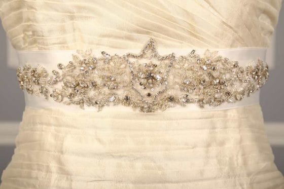 B555 Embellished Bridal Sash