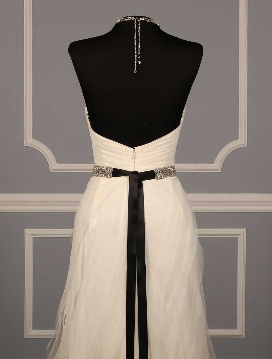 Ossai Black Embellished Bridal Sash