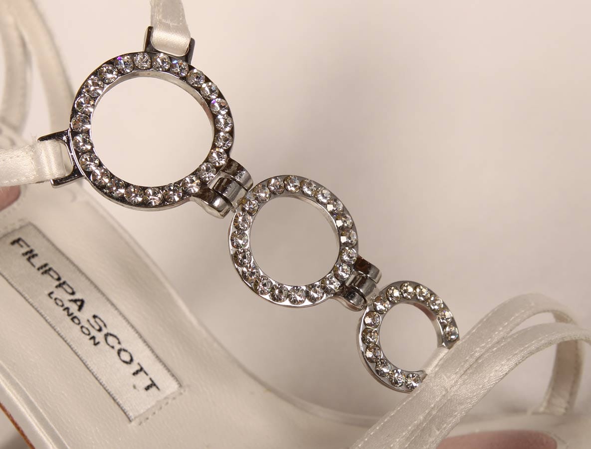 Filippa Scott Isabella White Bridal Shoes