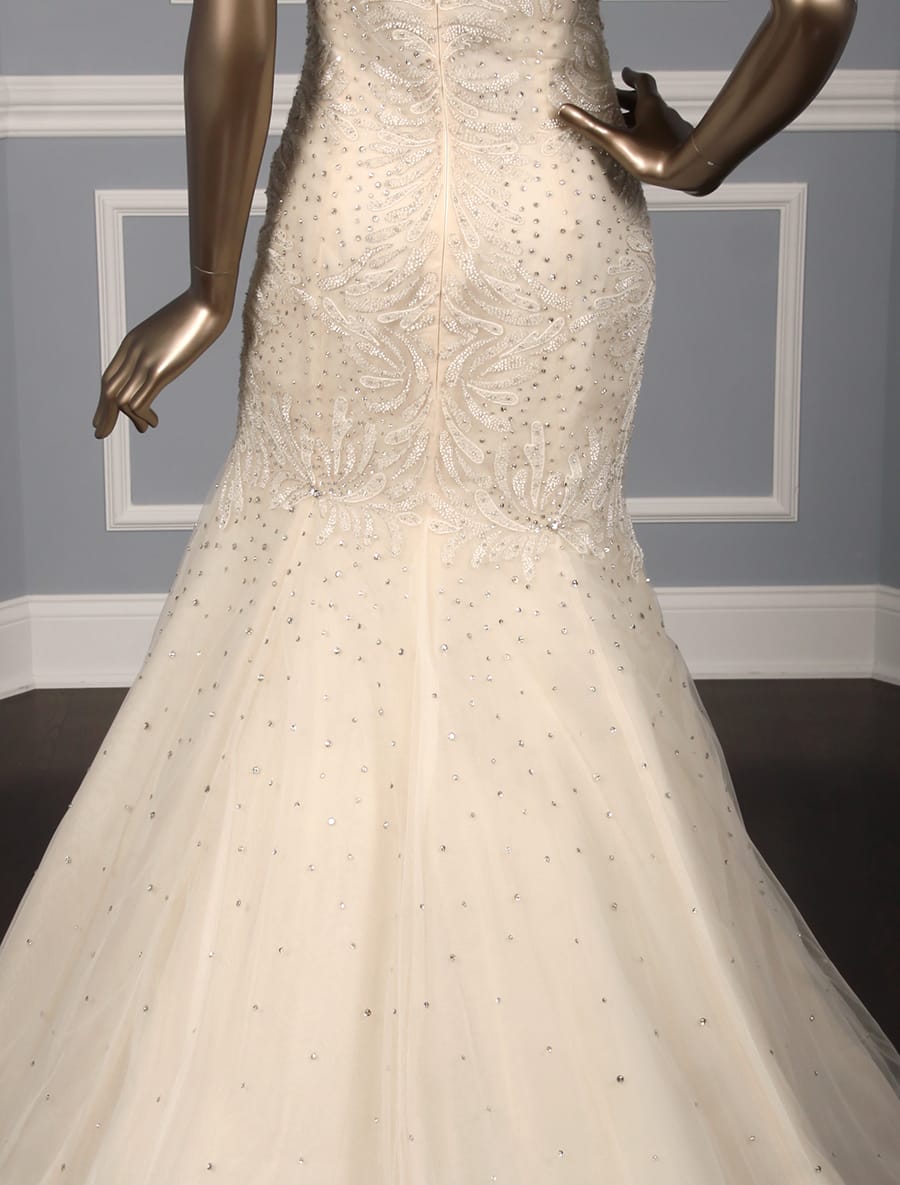 Ines Di Santo Alexa Wedding Dress Back Skirt Detail