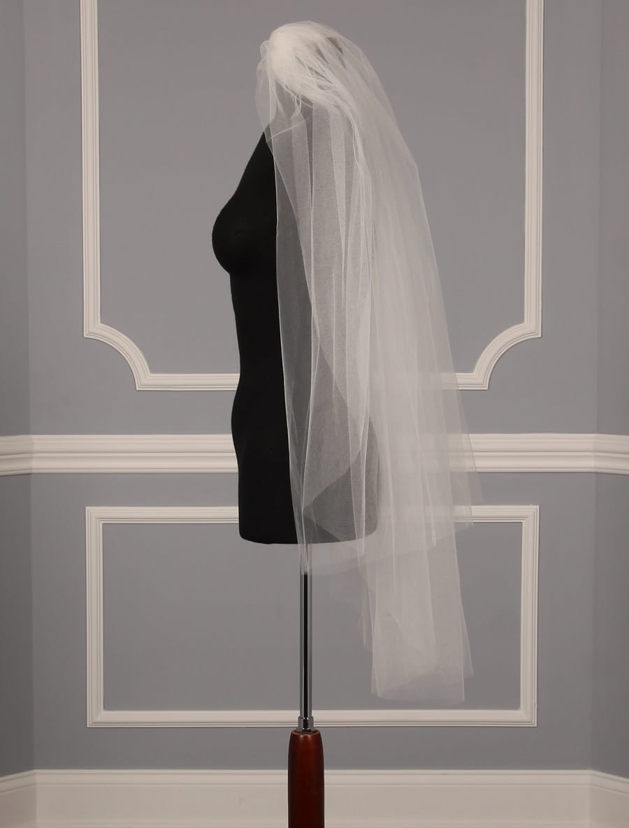 Your Dream Dress Exclusive S04VL Ivory Waist Length Bridal Veil