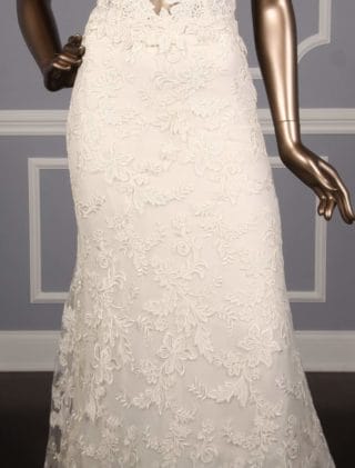 Francesca Miranda Etna Wedding Dress Front Skirt Detail